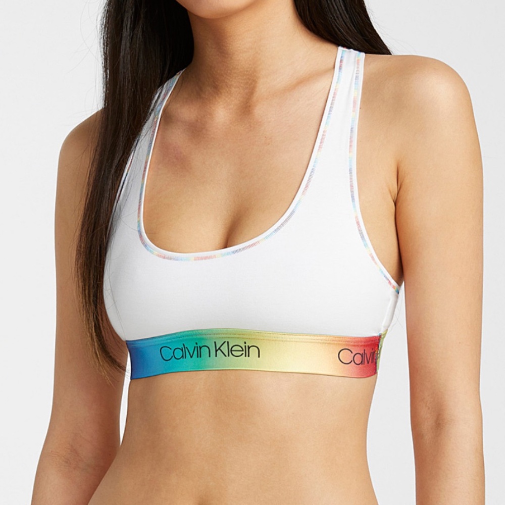 NWT - Rainbow Calvin Klein Bralette